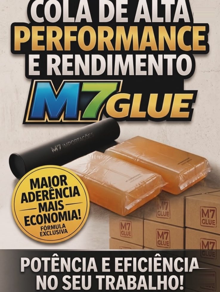 M7 Glue, cola de alta performance e rendimento: blocos de cola e caixas M7 Glue